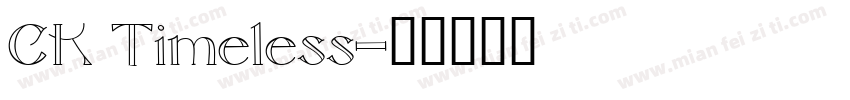 CK Timeless字体转换